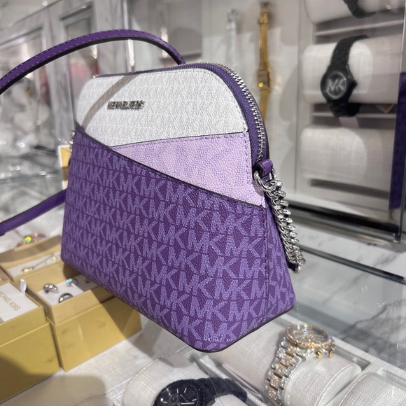 MICHAEL KORS Jet Set Travel Medium Color-Block Signature Logo Crossbody Bag - Picture 3 of 9